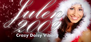 Plakat vedr. arrangement på Crazy Daisy i Viborg