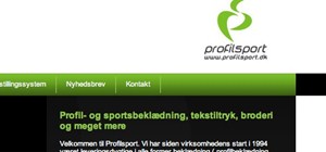 Hjemmeside med CMS integreret i eget system. Lavet ifm mit arbejde i firmaet
