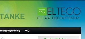 Hjemmeside udviklet med Sitefinity CMS til Eltego