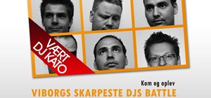 Plakat vedr. arrangement på Crazy Daisy i Viborg